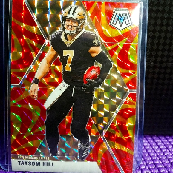 2020 mosiac taysom hill gold refractor NFL card - Picture 1 of 4